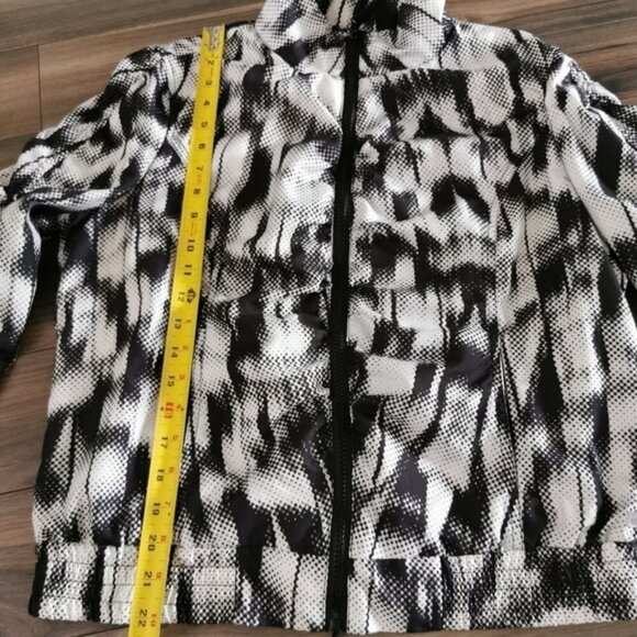 Calvin Klein Performance Abstract Print Windbreaker Jacket M - Picture 7 of 12